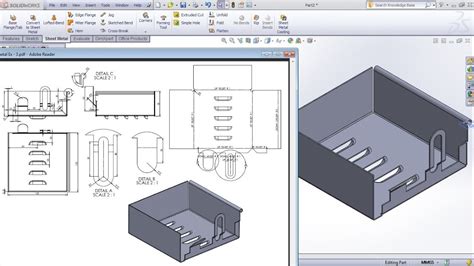 sheet metal design drawings pdf|solidworks sheet metal pdf.